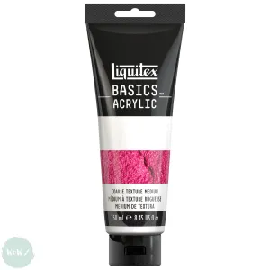 Acrylic Mediums - LIQUITEX BASICS - COARSE TEXTURE MEDIUM - 250ml Tube