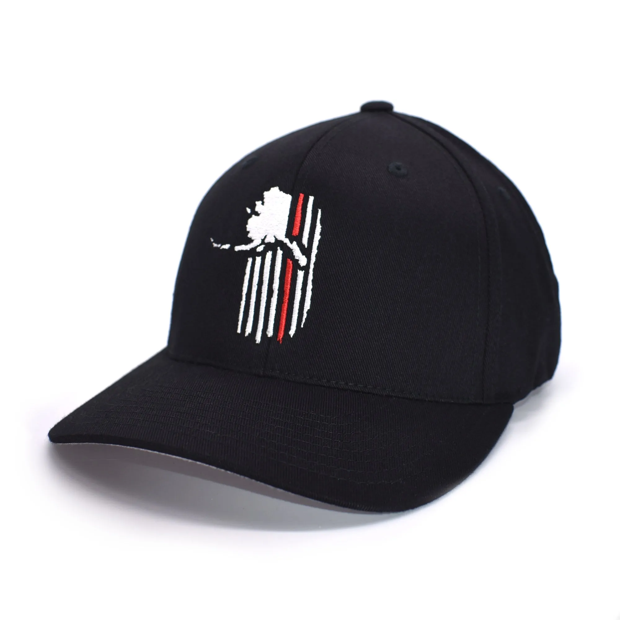 Alaskan Patriot Red Line Firefighter Support Hat