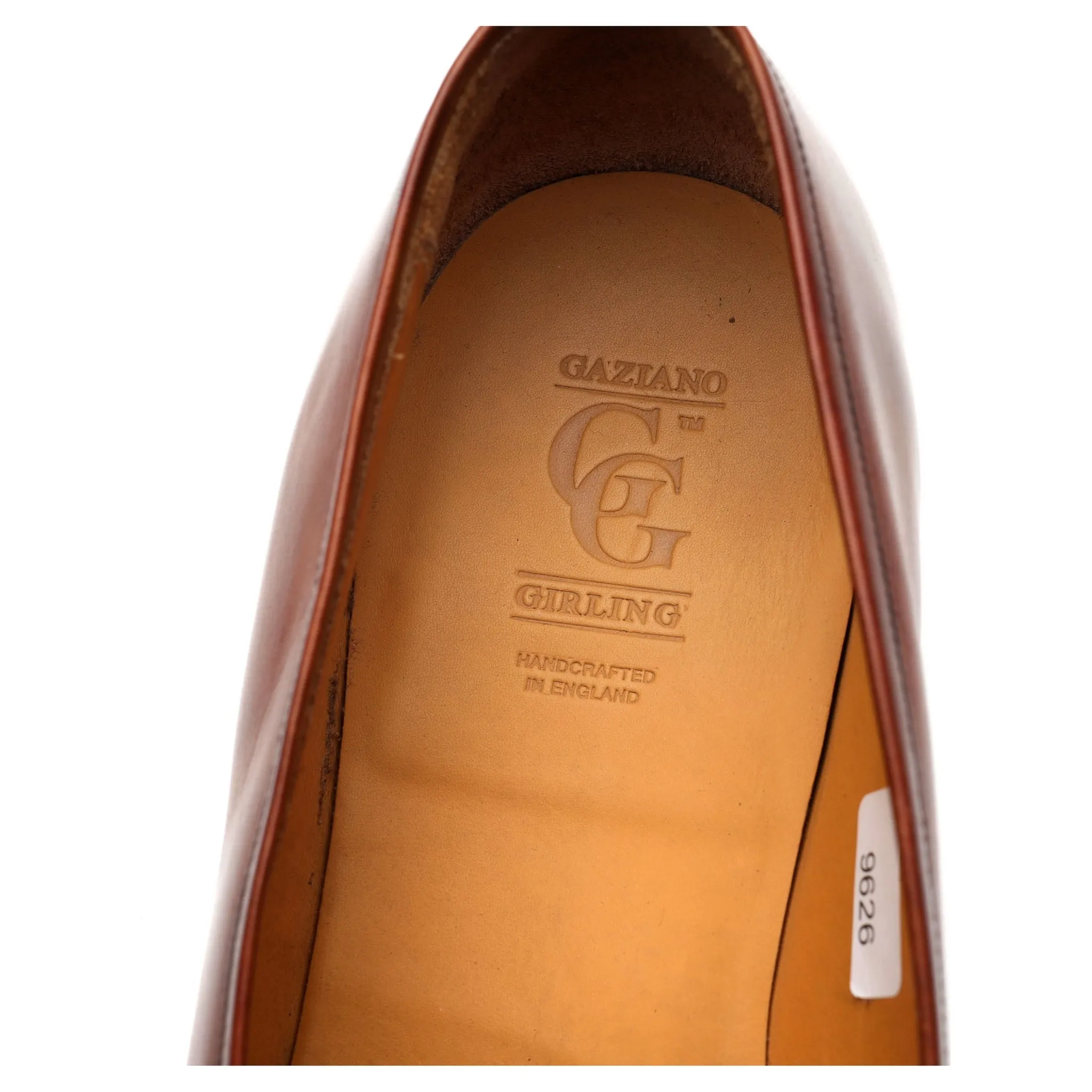 'Antibes' Tan Brown Leather Loafers UK 12 E
