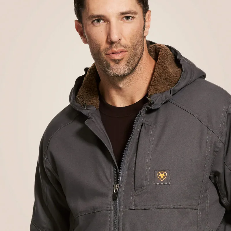 Ariat Men's Rebar DuraCanvas Workwear Jacket Grey- 10023919
