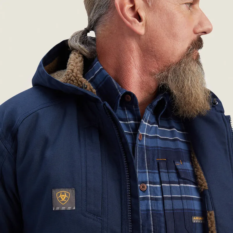 Ariat Men's Rebar DuraCanvas Workwear Jacket Navy - 10041539