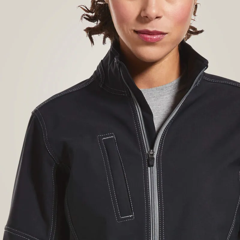 Ariat Women's Rebar Stretch Canvas Softshell Jacket Black - 10032915