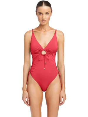 Aubrey One Piece Keyhole ::RET