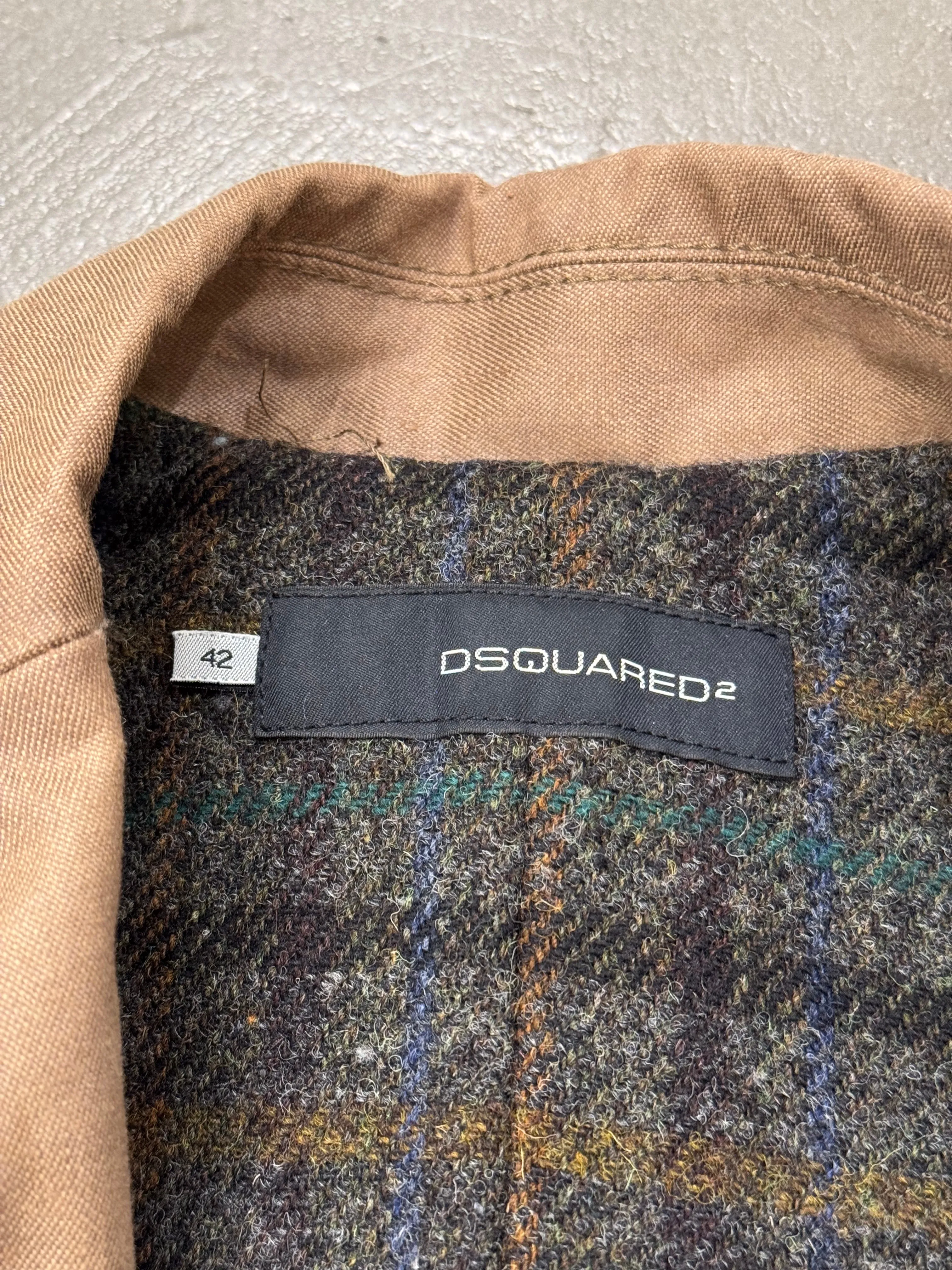A/W2006 Dsquared2 metal wire multi pocket jacket