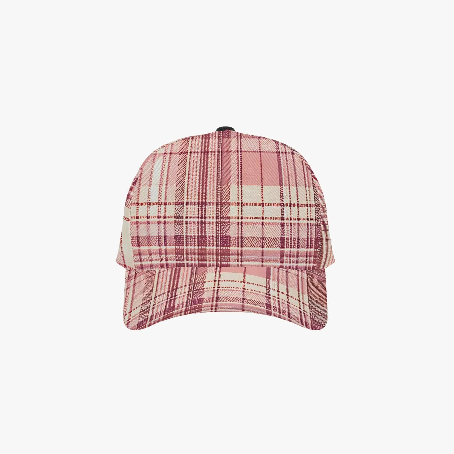 Bad Pink Plaid - Baseball Cap