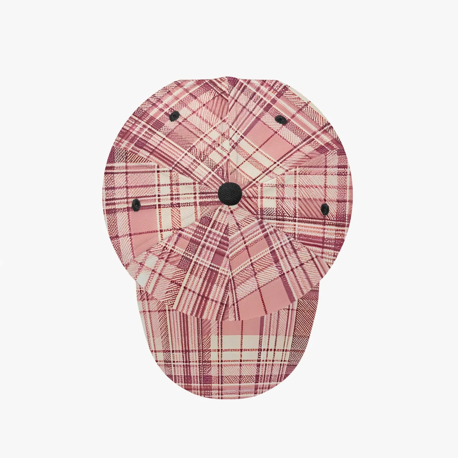 Bad Pink Plaid - Baseball Cap