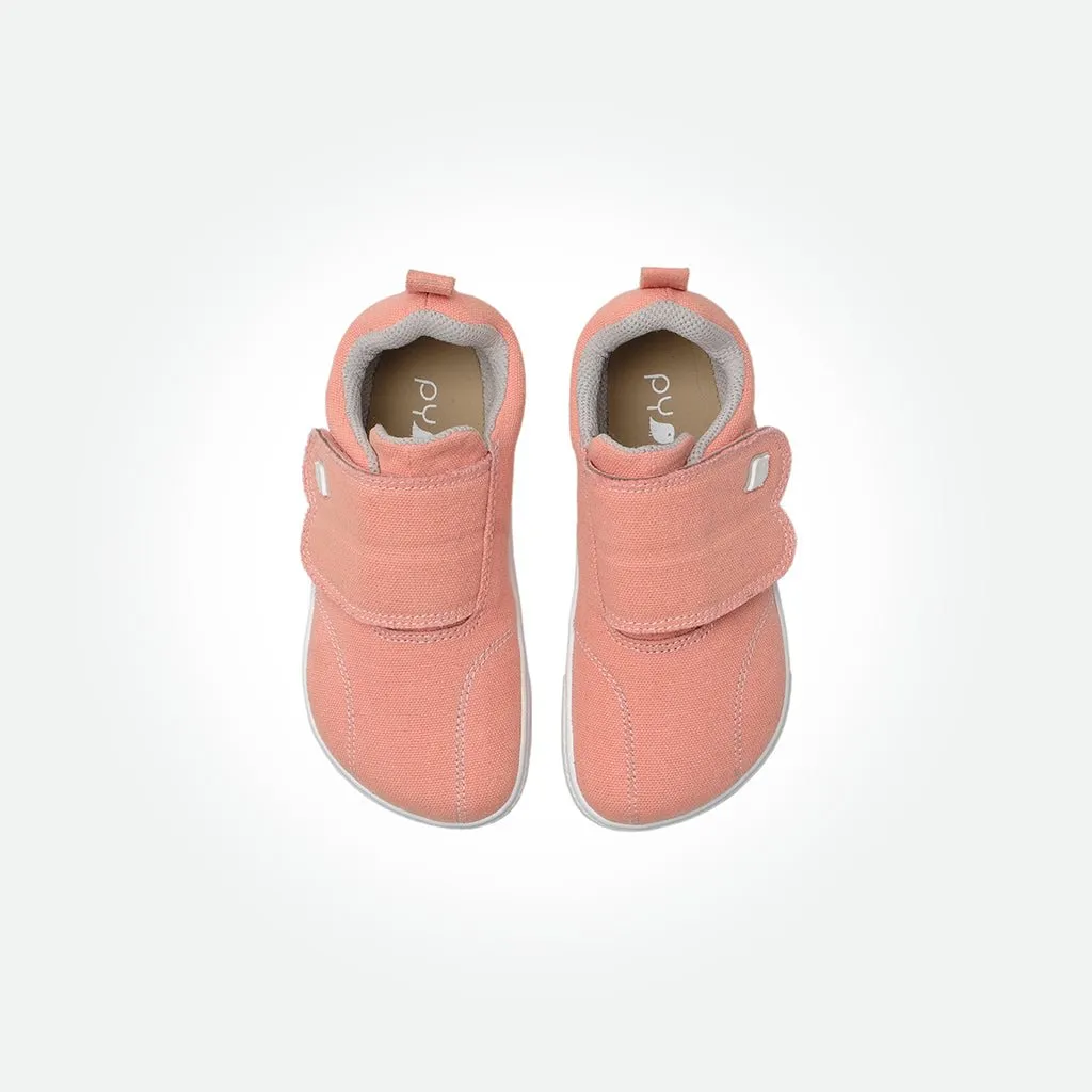 Badii Barefoot Sneakers - Carrot Orange On White