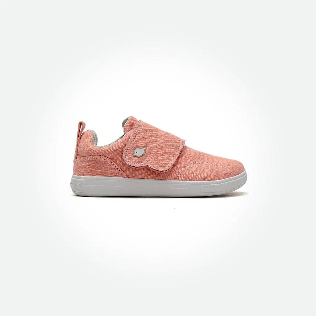 Badii Barefoot Sneakers - Carrot Orange On White