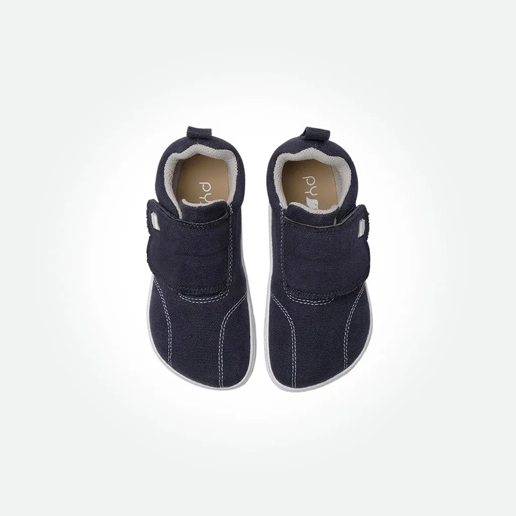 Badii Barefoot Sneakers - Indigo Blue On White