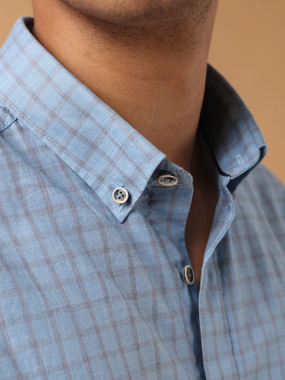 BLUE GREY MELANGE