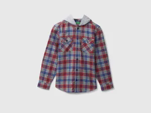 Boys Check Shirt With Shirt