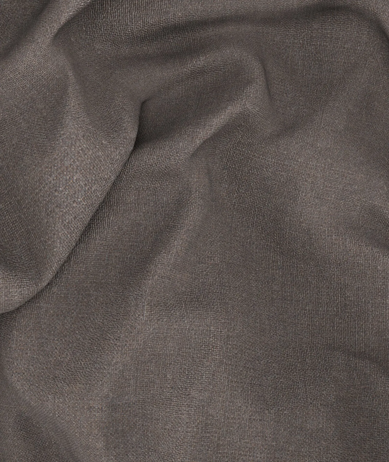 Brown in Wool and Cashmere Canvas Jacket