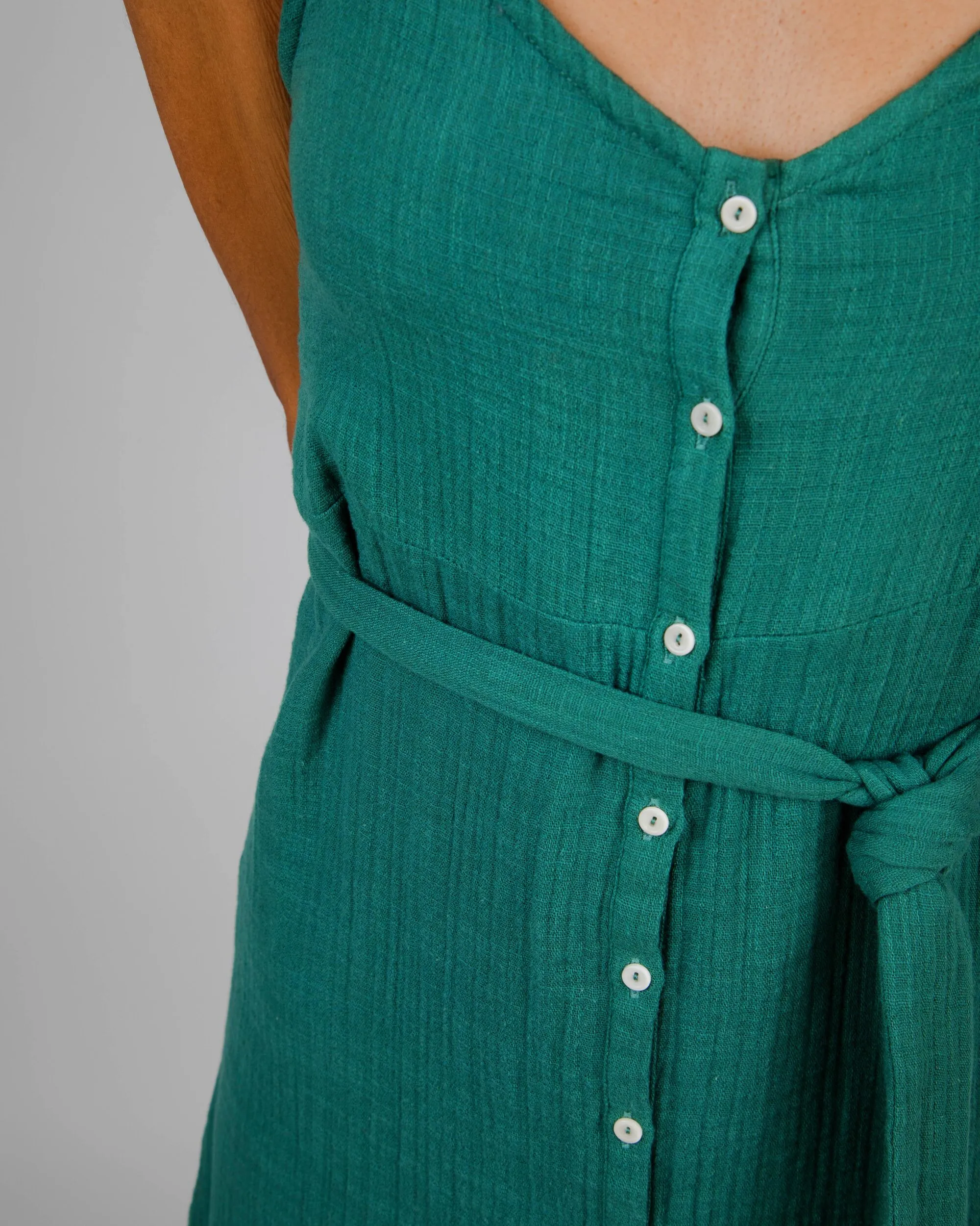 Bubble Long Dress Green