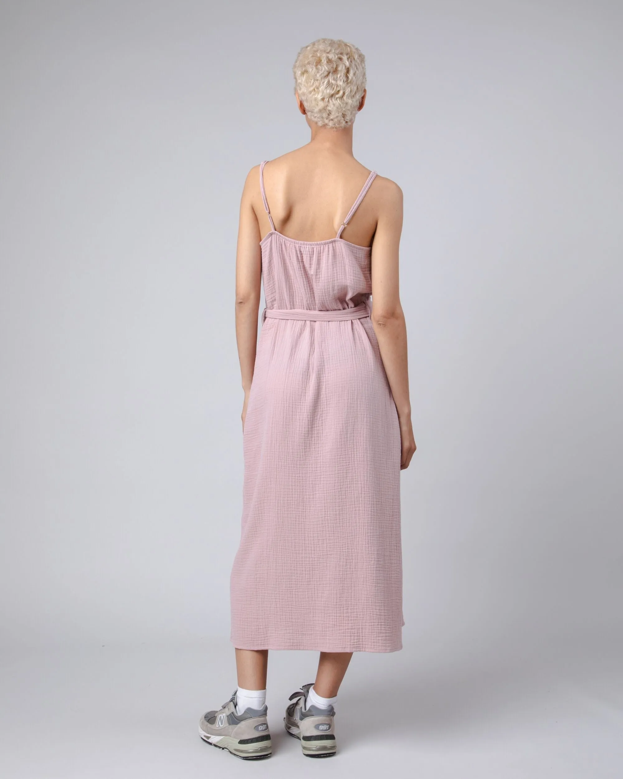 Bubble Long Dress Pink