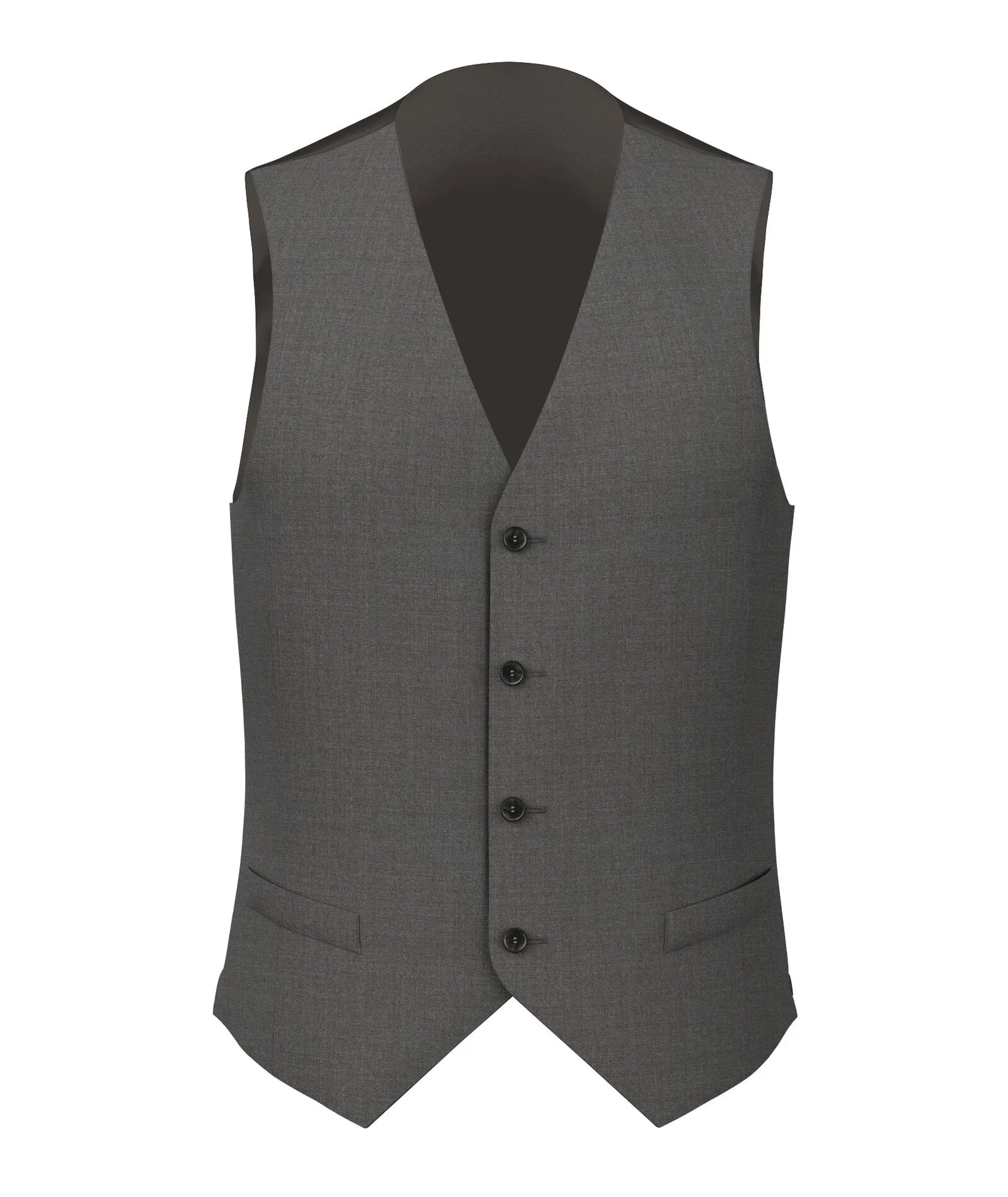 Business Grey Anti-crease Waistcoat