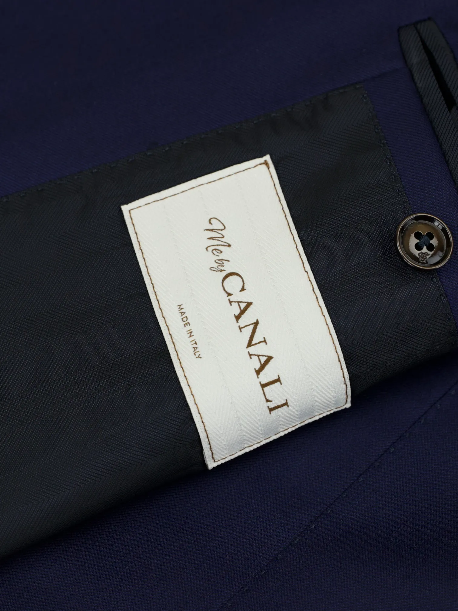 Canali Bright-Blue Super 150's Twill Suit   Extra Trousers