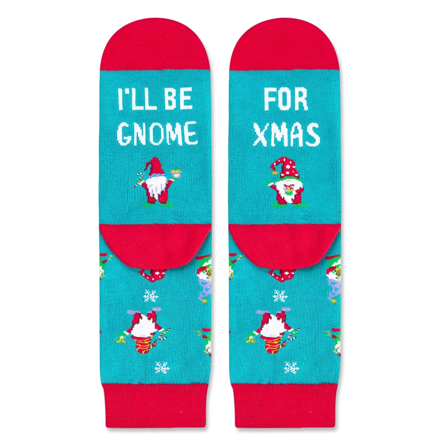 Christmas Gifts Stocking Socks for 10-12 Years Boys Girls - Secret Santa Socks Gnome Christmas Socks for Kids