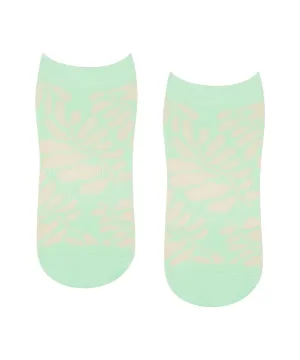 Classic Low Rise Grip Socks - Mint Canvas