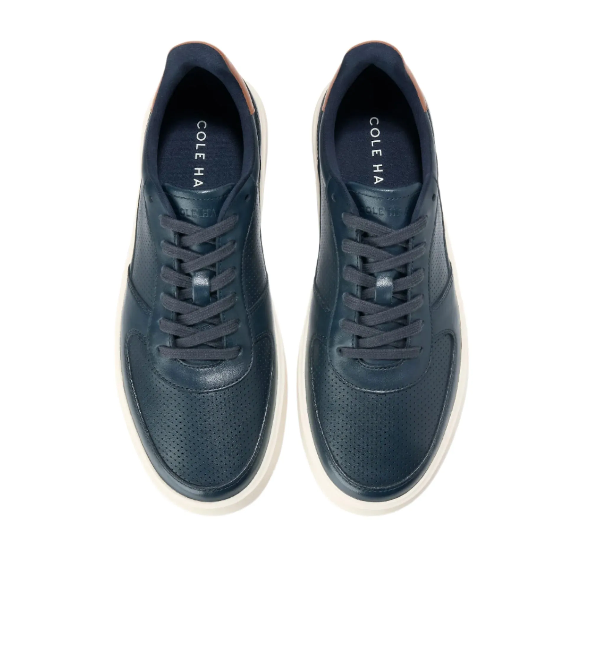 Cole Haan Men's Grand Crosscourt Daily Court Sneakers - Navy Blazer/British Tan