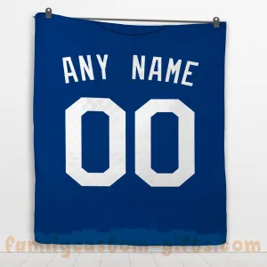 Custom Premium Quilt Blanket Los Angeles Jersey Baseball Personalized Quilt Gifts for Her & Him