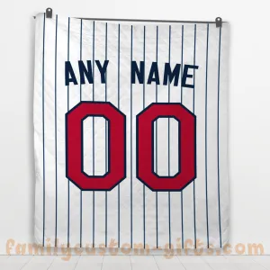 Custom Premium Quilt Blanket Minnesota Jersey Baseball Personalized Quilt Gifts for Her & Him