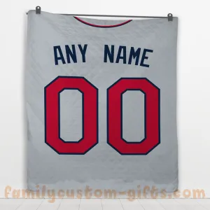 Custom Premium Quilt Blanket Minnesota Jersey Baseball Personalized Quilt Gifts for Her & Him