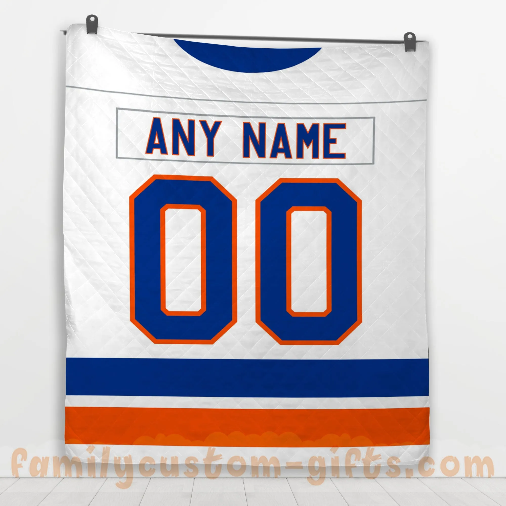Custom Premium Quilt Blanket New York Jersey American Football Personalized Quilt Gifts for Her & Him