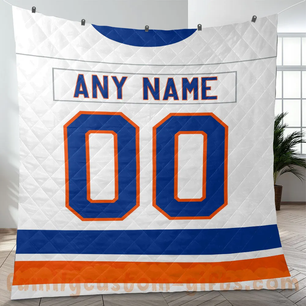 Custom Premium Quilt Blanket New York Jersey American Football Personalized Quilt Gifts for Her & Him