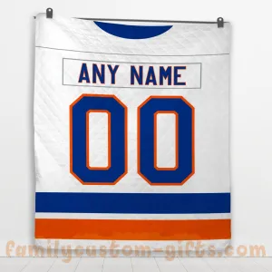 Custom Premium Quilt Blanket New York Jersey American Football Personalized Quilt Gifts for Her & Him