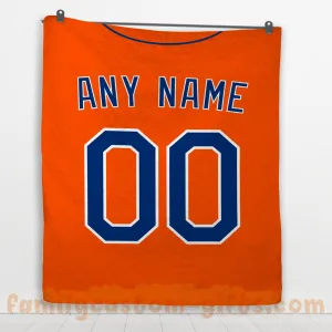 Custom Premium Quilt Blanket New York Jersey Baseball Personalized Quilt Gifts for Her & Him