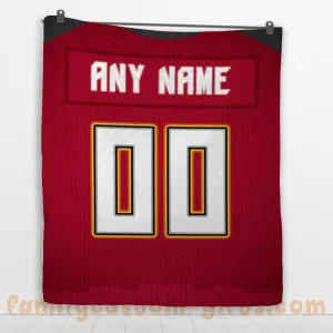 Custom Premium Quilt Blanket Tampa Bay Jersey American Football Personalized Quilt Gifts for Her & Him