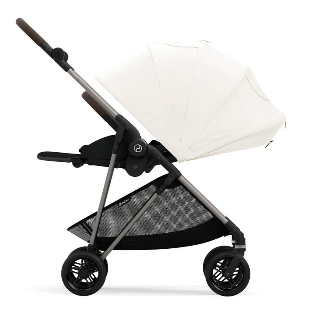 CYBEX Melio Pushchair - Canvas White (2024 New Generation)