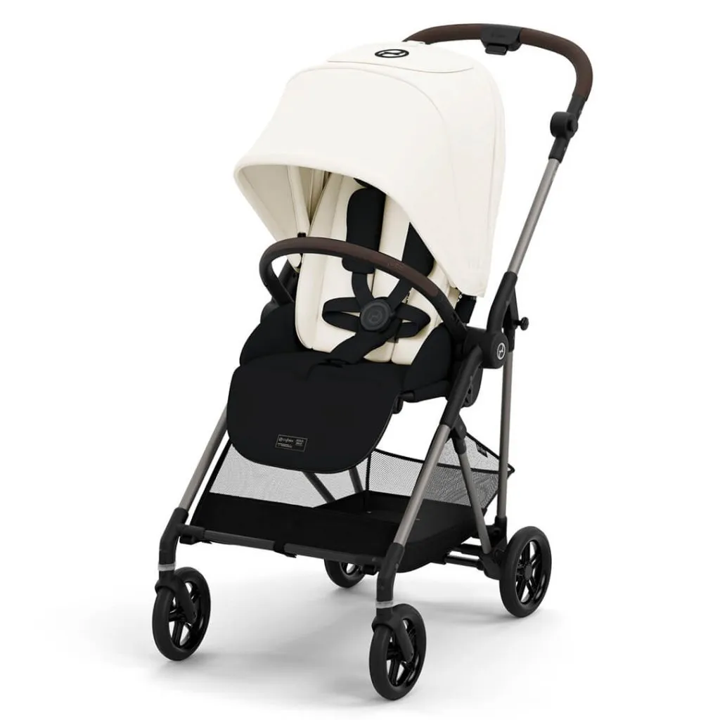 CYBEX Melio Pushchair - Canvas White (2024 New Generation)