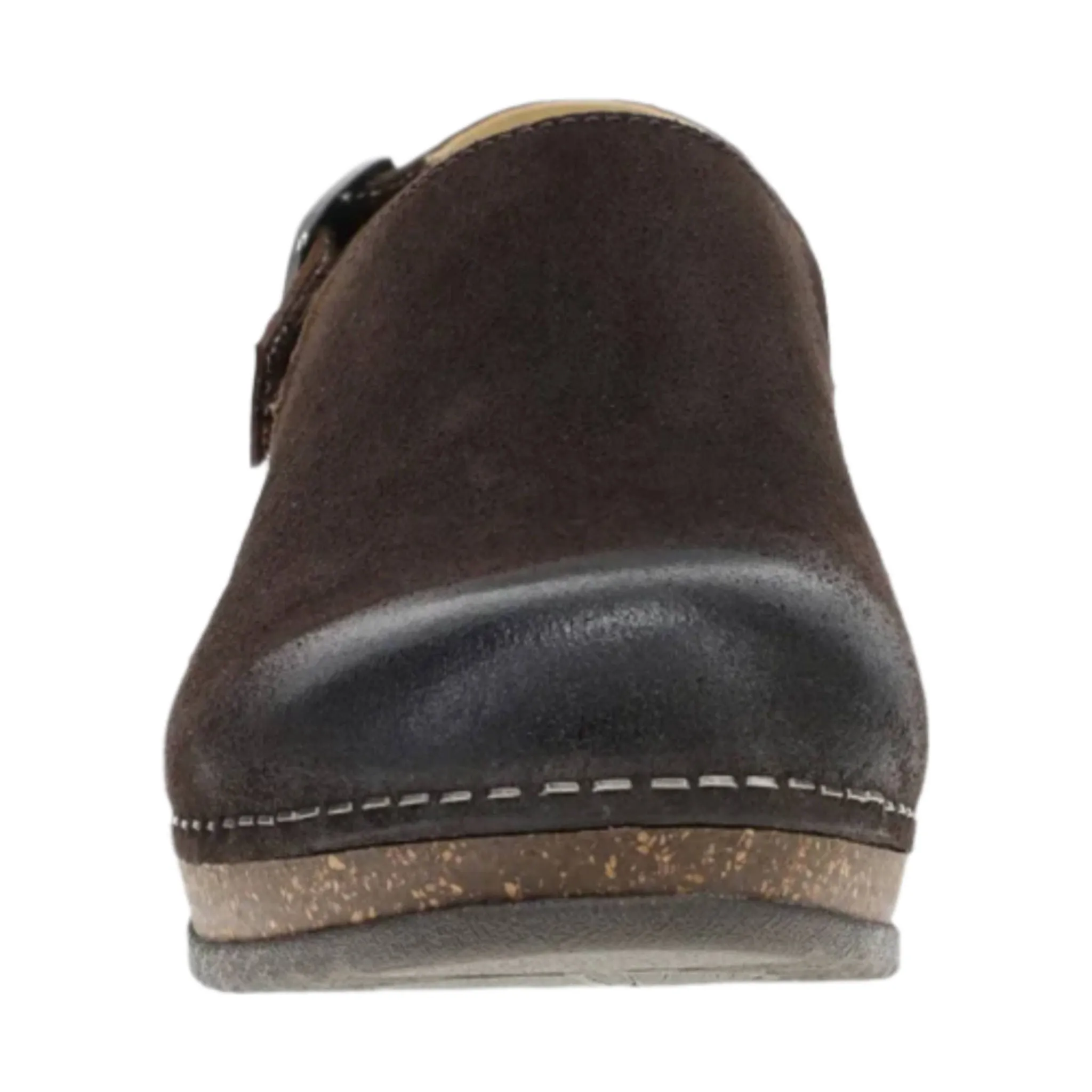 Dansko Women's Merrin Shoes - Chocolate Burnished Suede Mule