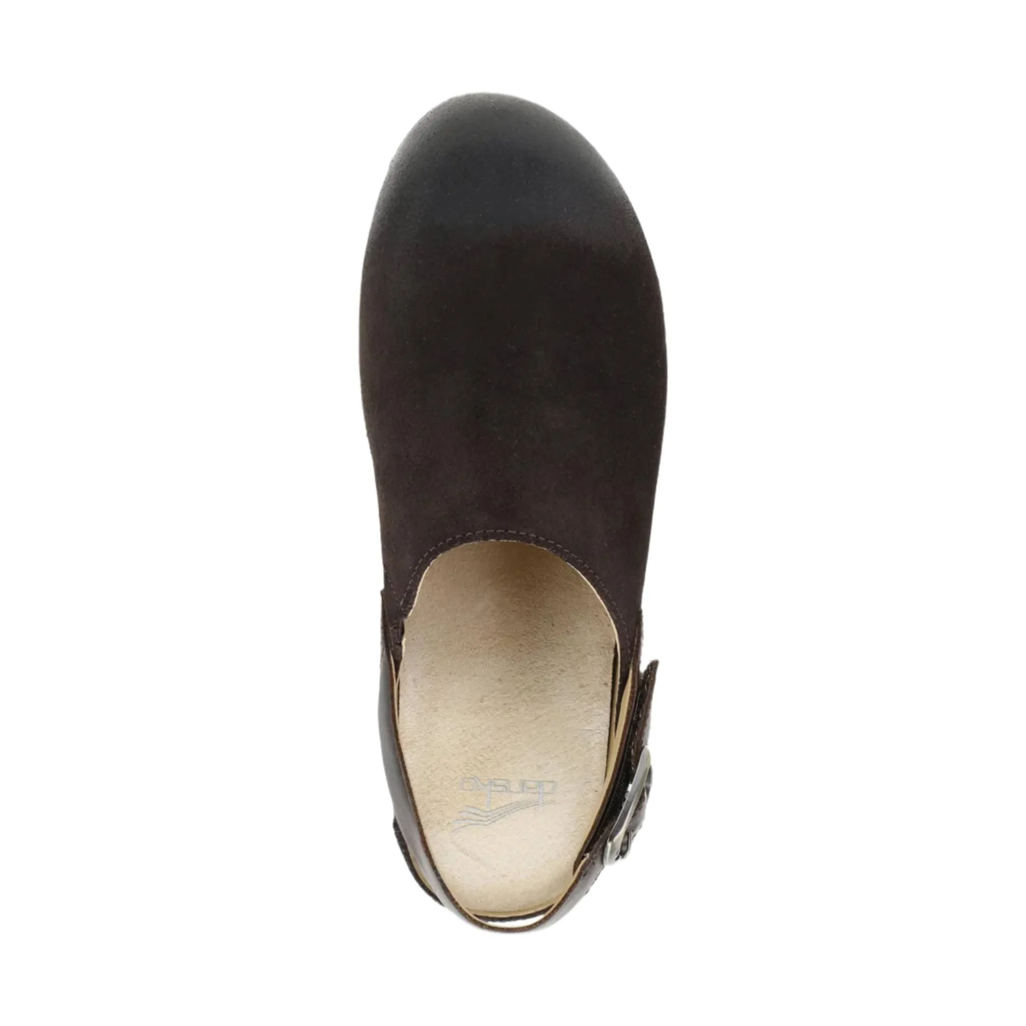 Dansko Women's Merrin Shoes - Chocolate Burnished Suede Mule