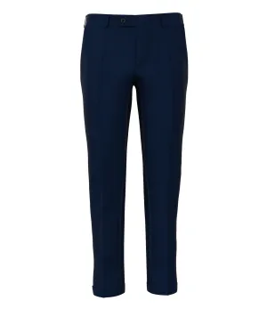 Dark Blue in Wool Canvas 110s Trousers