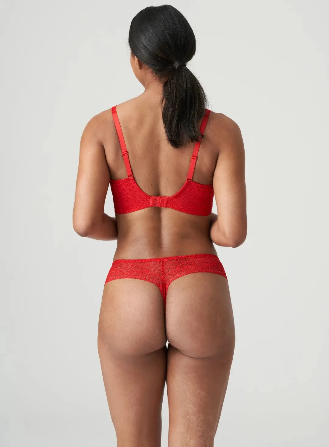 Epirus Balcony Bra In Red - Prima Donna Twist