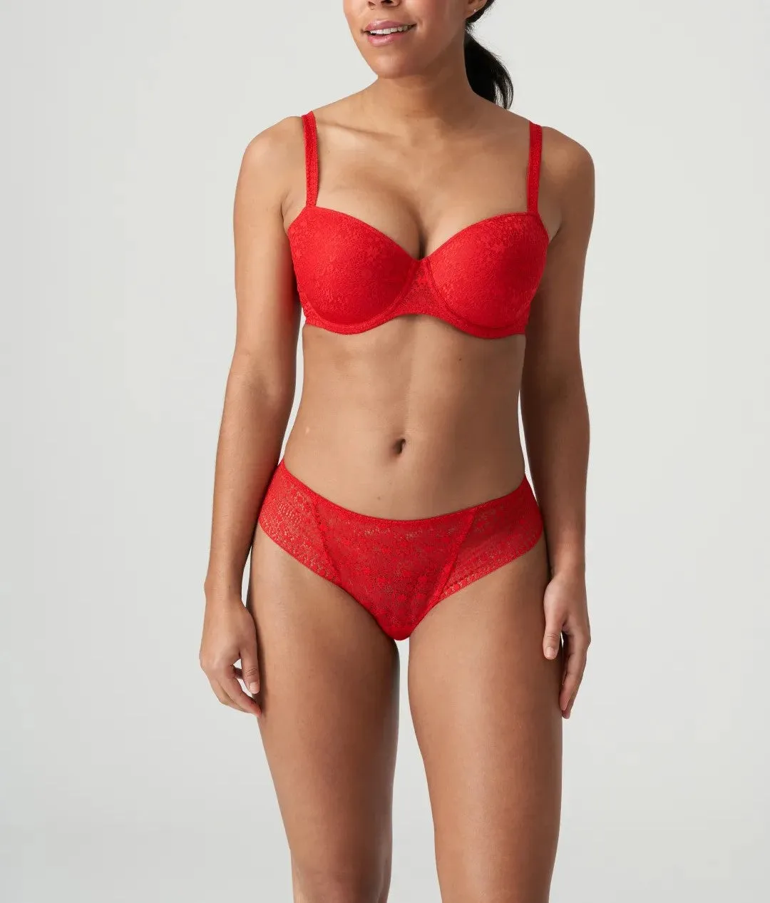 Epirus Balcony Bra In Red - Prima Donna Twist