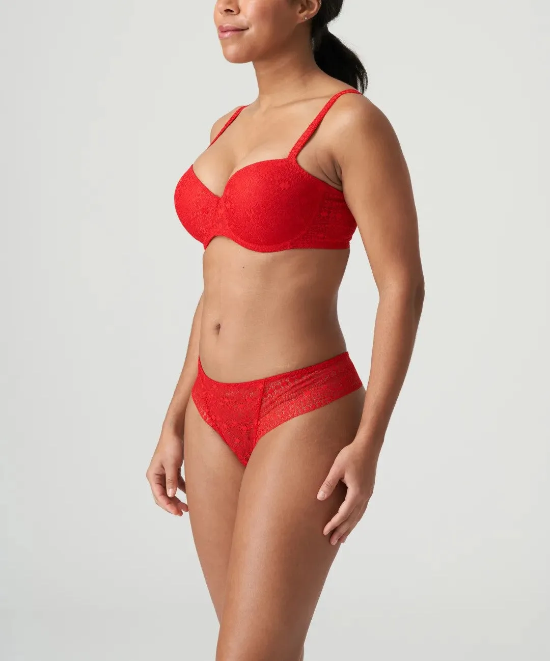 Epirus Balcony Bra In Red - Prima Donna Twist