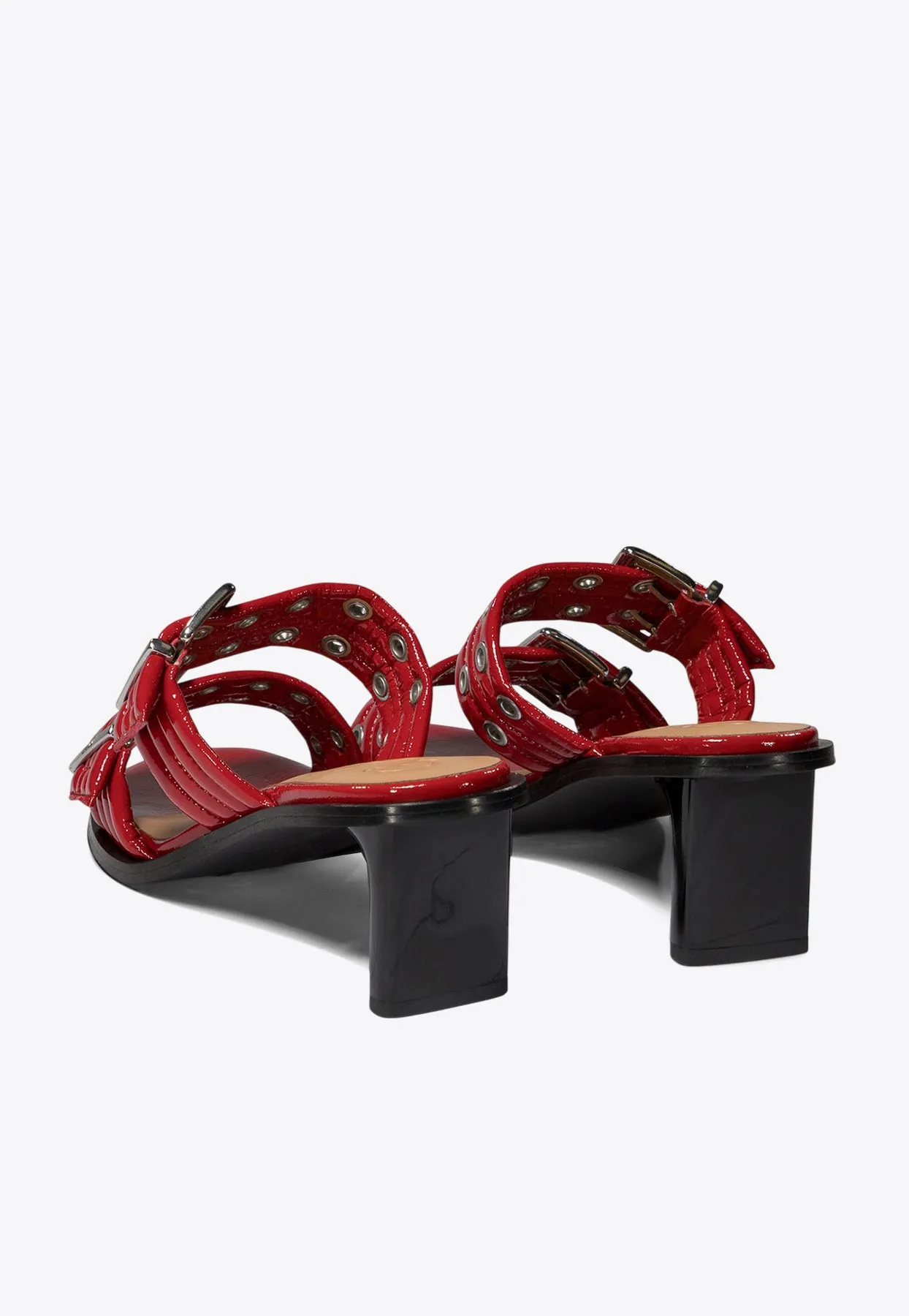 Feminine Buckle 70 Sandals