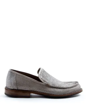 FLOW Silver Leather Loafers