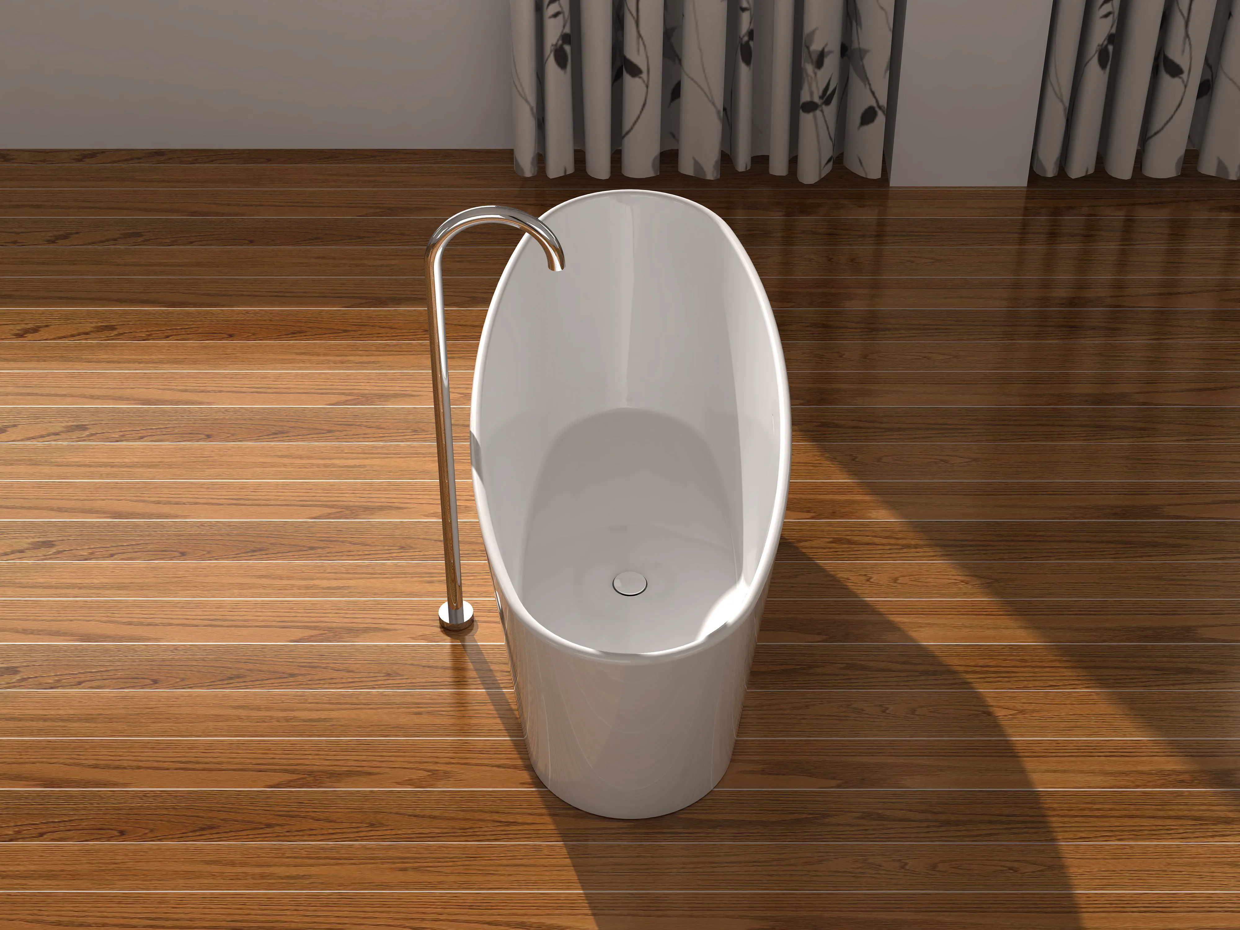 Gia Ultra-narrow Small Stone Bath - 1580mm - G6500