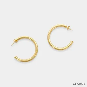 Gold filled XL tube hoops 864ER004XL