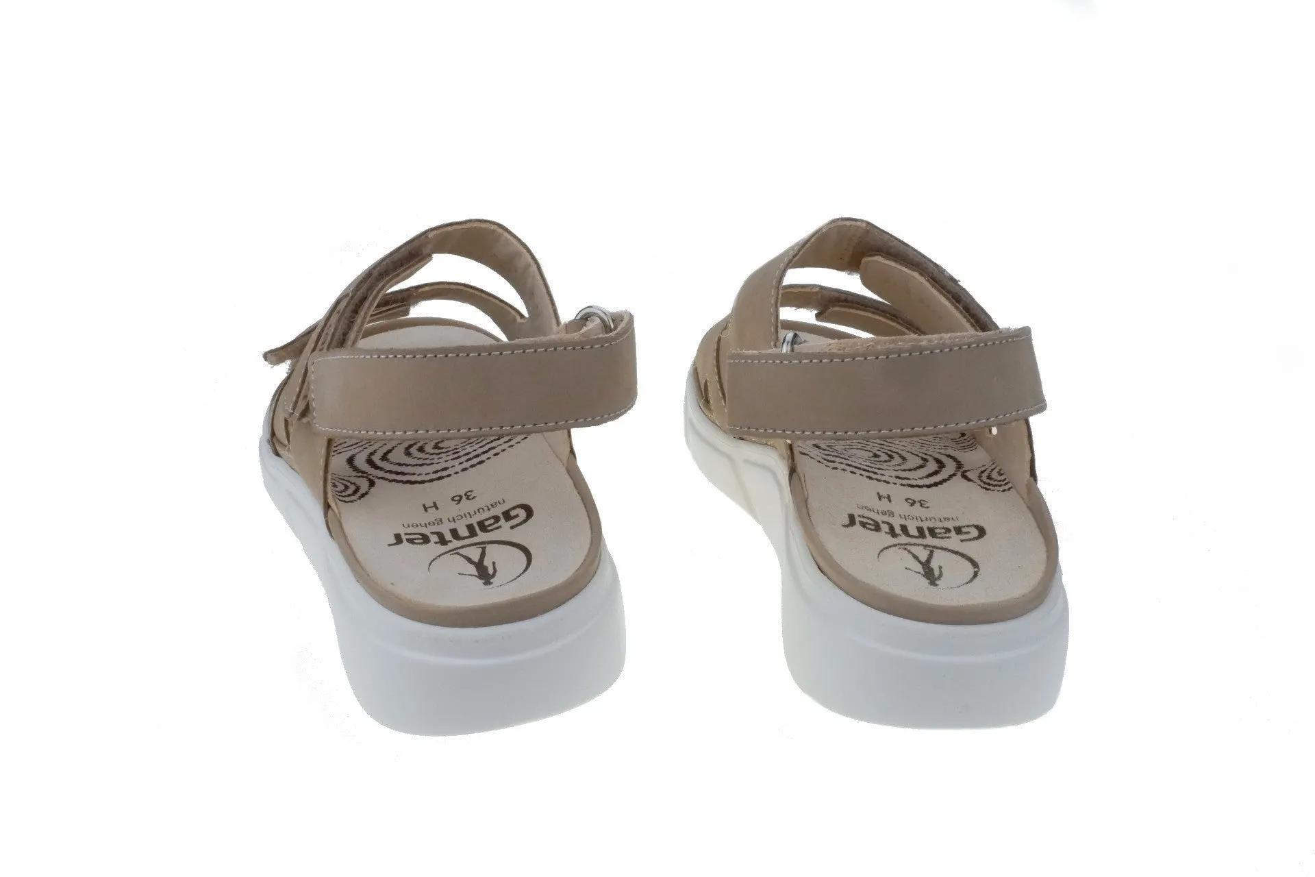 'Halina' women's wie fit (H) sandal - beige