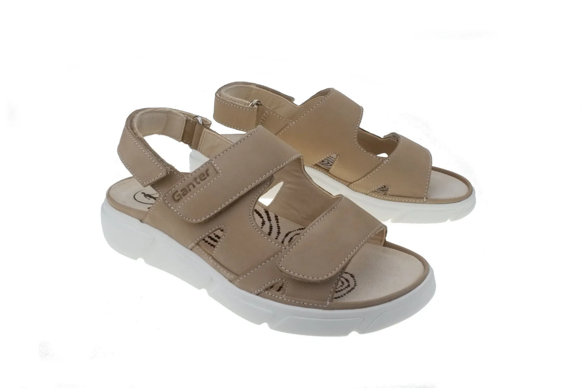 'Halina' women's wie fit (H) sandal - beige