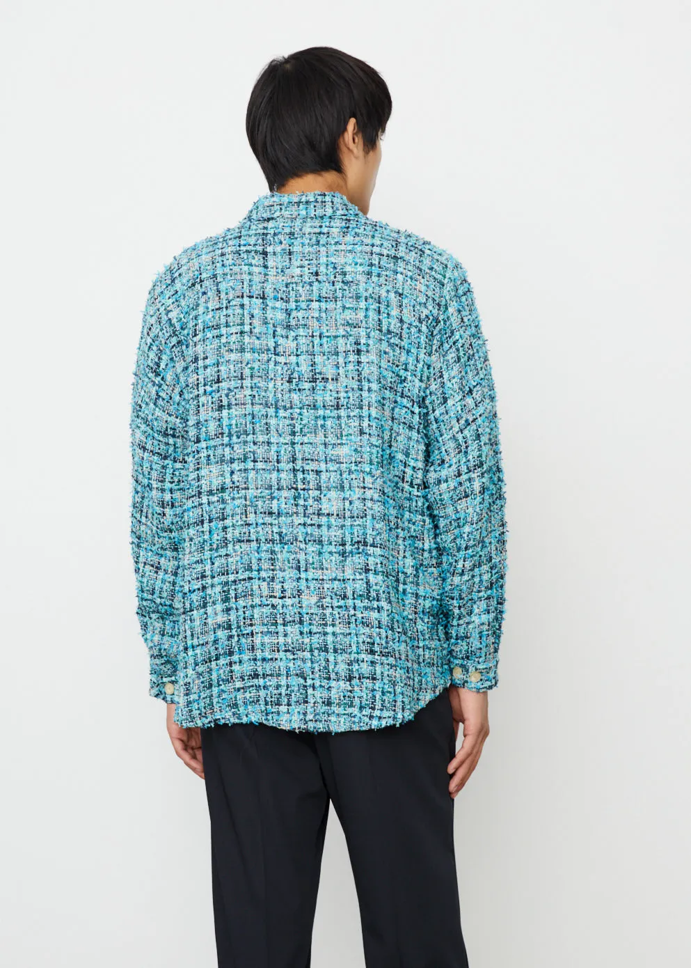 Homespun Summer Tweed Shirt Blouson