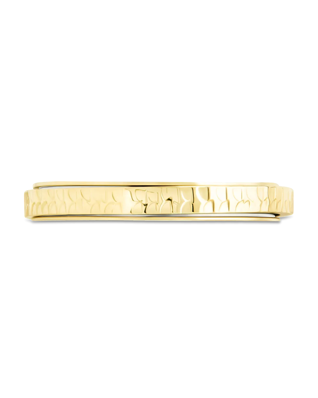 Jaya Thin Textured Spinner Ring