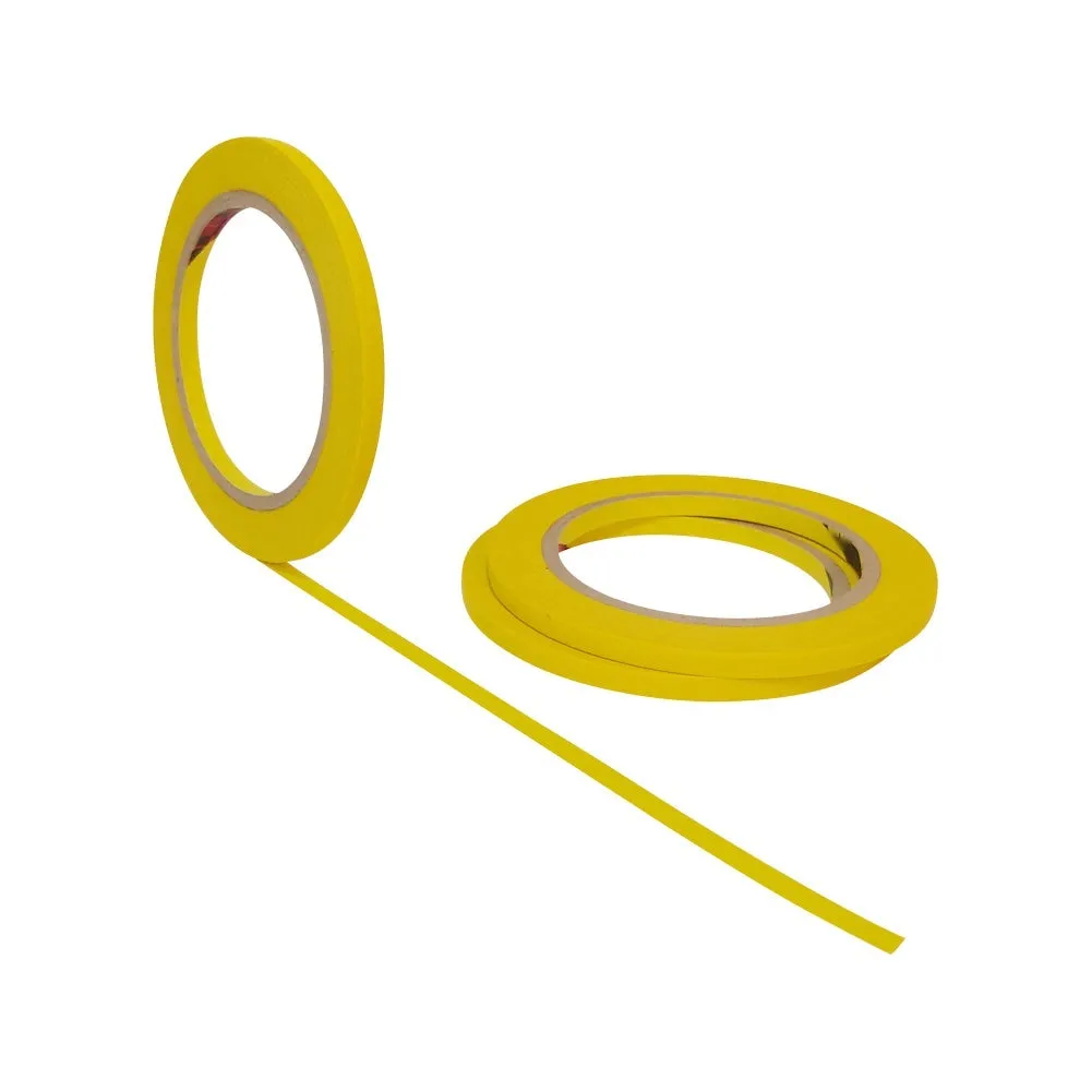 JMIBASIC Yellow Painters Tape for Car Paint - 3 Roll Multi Size Automotive Masking Tape