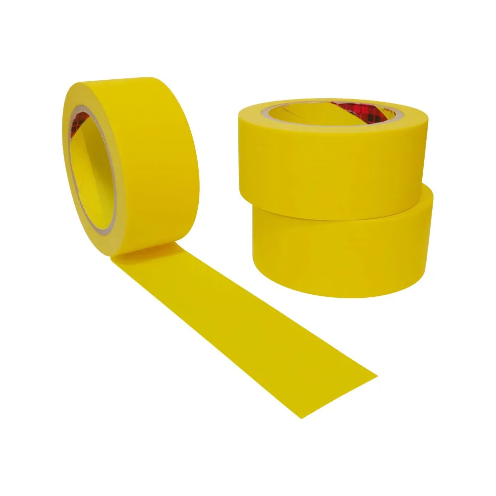 JMIBASIC Yellow Painters Tape for Car Paint - 3 Roll Multi Size Automotive Masking Tape