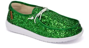 Kayak Green Glitter Corkys